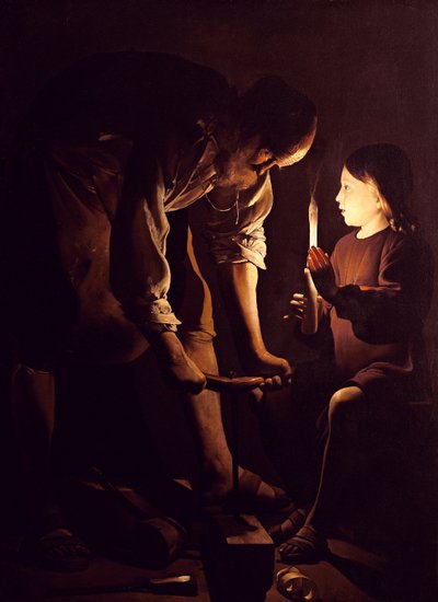 St. Joseph, the Carpenter, c.1640 by Georges de La Tour